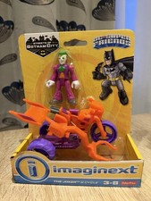 Imaginext DC Super Friends - The Joker Figure & Cycle - Brand New (CB)