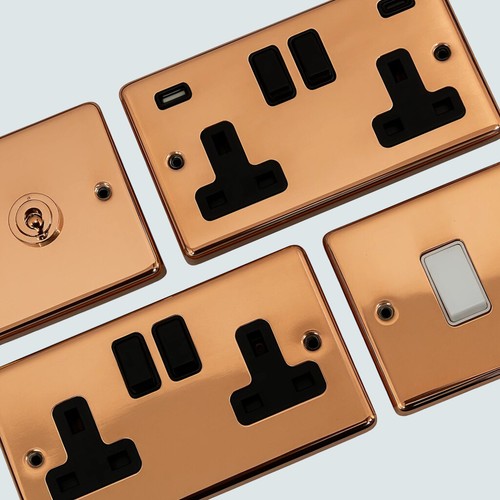 Copper sockets and switches - sockets,