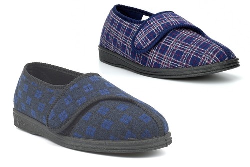 Mens extra wide slippers - mens,