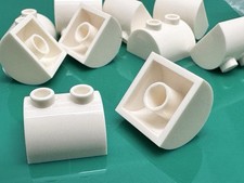 LEGO Slope 2x2 Curved with 2 Studs on Top 30165 From Stadium 10299 - 10 Pieces