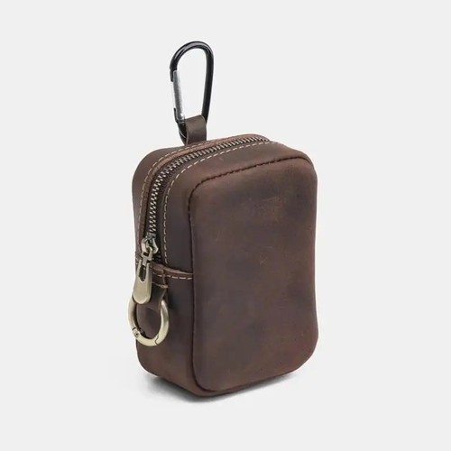Mini leather coin - purse, key