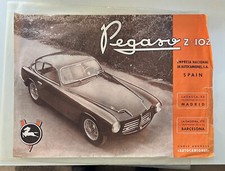 PEGASO Z-102B & Z-102BS SPORTS Cars Sales Specification Leaflet 1953