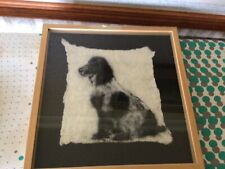 Cocker Spaniel “PURDEY”  A beautiful hand made felt picture framed & glazed