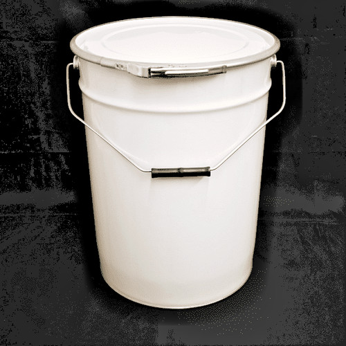 Large metal tin pail - large,