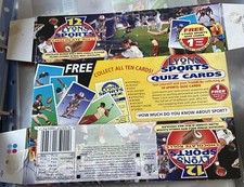 Lyons sports Cards Chocolate