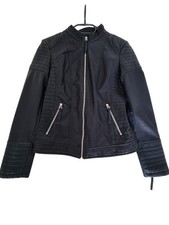 Black Faux Leather Jacket