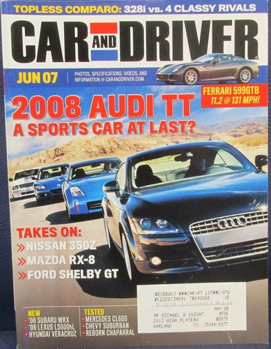 Car and driver - magazine, june