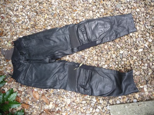 Motorcycle leather trousers - leather,