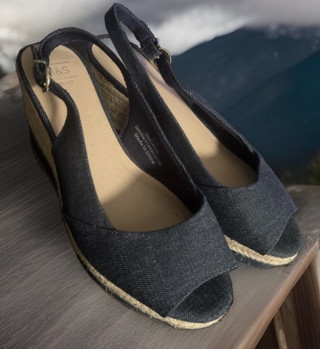 Womens wide fit canvas - s,