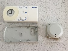 Used Baxi 5117391 RF Wireless 24 Hour Programmable Room Thermostat Duotec Promax