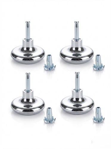 Chrome bed legs mushroom - bed, –