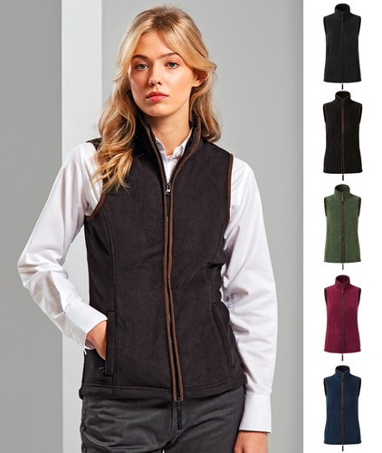 Ladies fleece bodywarmer gilet - ladies,