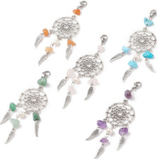 Set of 5 Dreamcatcher Natural