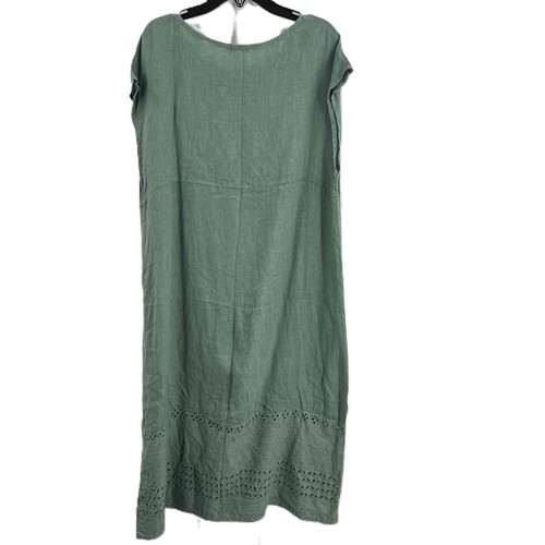 Vanessa zani green linen - green,