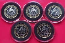 5x 2020 Gibraltar £2 Pound Proof-Like Labours of Hercules Nemean Lion no.1 Coin