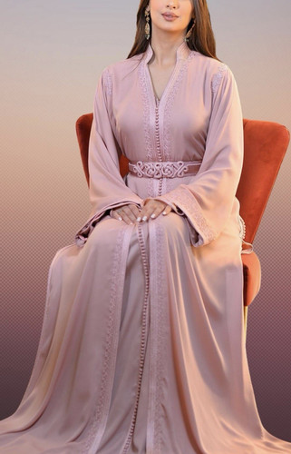 Pink women kaftan with - pink, women's