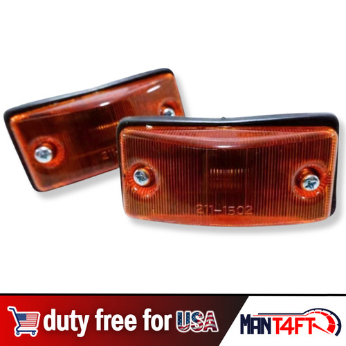 Pair front side turn signal - front,