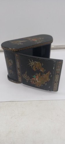 Antique black lacquer - black, paper