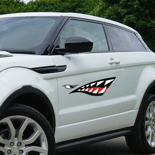 Shark mouth decal boat decals - decal,