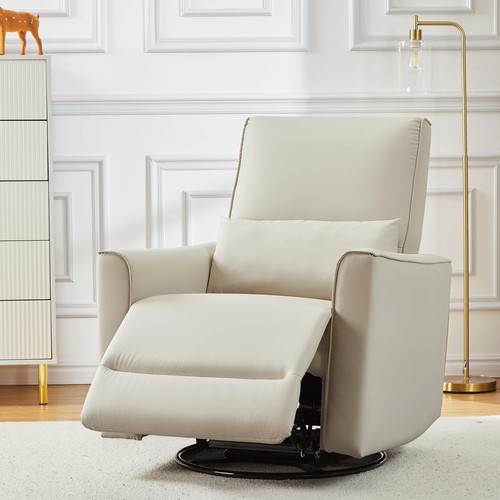 Swivel reclining nursery chair - nursery,