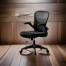 Home Office Chair Computer Mesh Desk Chair with Adjustable Arms and Height Black