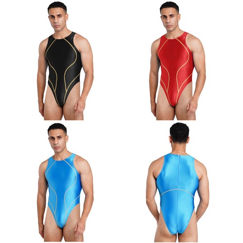 Men leotard sleeveless - leotard,