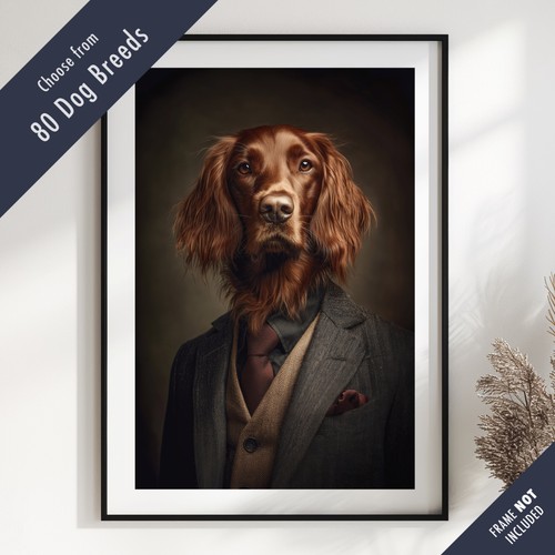 Smartly dressed dog portrait - smartly,
