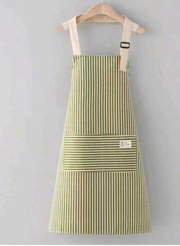 Apron brand new striped green - brand,