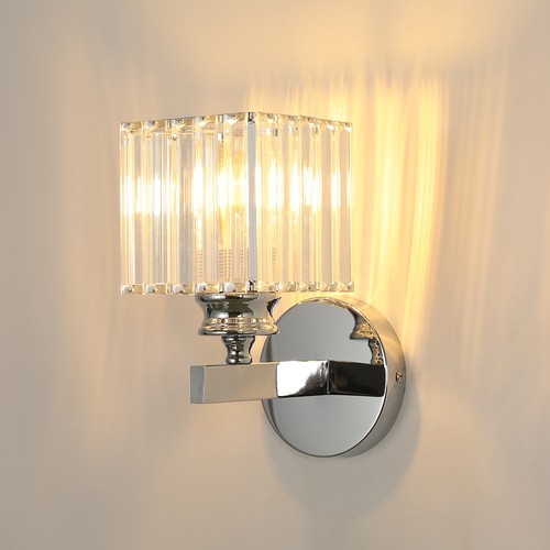 Crystal wall light silver - crystal,