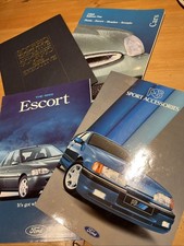 Super Ford 1995 Brochure Bundle x4 Fiesta Escort Mondeo Scorpio RS RALLYE SPORT