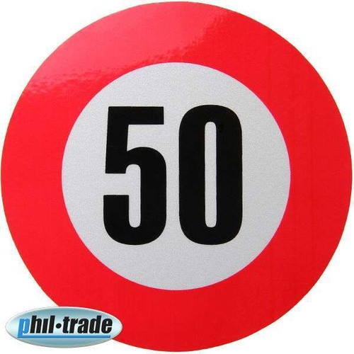 Speed sticker decal - km/h,