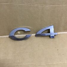 CITROEN C4 PICASSO 2008 REAR LETTER & NUMBER BADGE 9681962180
