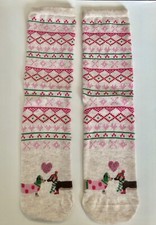 Valentines Ladies Sausage Dog Dachshund Doxie Socks 4 - 7 NEW Perfect Gift