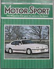 Motor Sport Magazine February 1984 featuring Tickford Capri