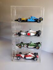 F1 Cars Wall mount Display Case for Four 1:18 Scale Model