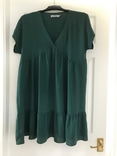 Gini Dark Green Smock Dress Size L / XL