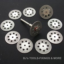 11 PCE VENTED DIAMOND CUTTING DISCS KIT. HOBBY ROTARY TOOL & DREMEL ACCESSORIES