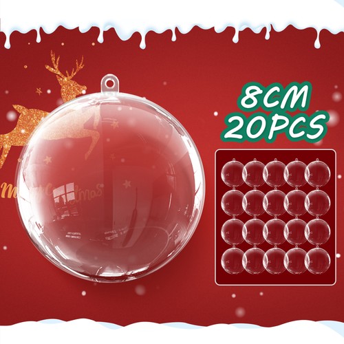 100 clear plastic balls - x,