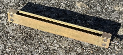 Letterpress type brass slip - letterpress,