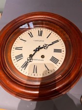 VINTAGE MAHOGANY CLOCK WALL
