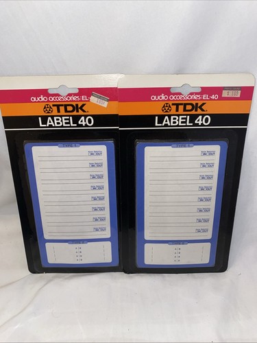 Original tdk cassette tapes - original,