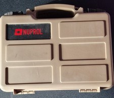 Nuprol Small Hard Gun Case With Wave Foam Khaki Beige Airsoft / Hunting
