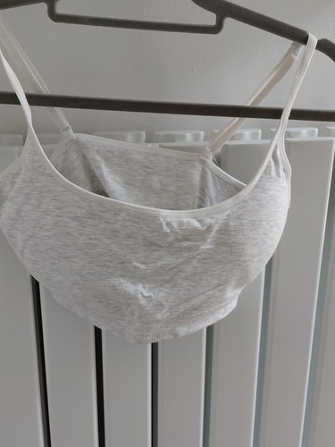 New shirt bra white - new, bra's