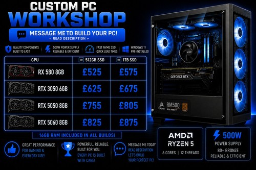 Custom gaming workshop 32gb - gaming,