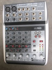 Behringer Xenyx Q802USB Premium 8 Input, 2 Bus compact USB Mixer - NO PSU
