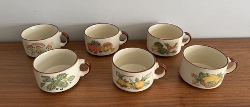 Set vintage soup bowl - 6, bowl/mugs