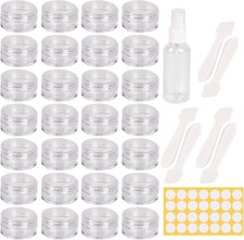 70 Pcs 5ml sample pots for cosmetics,cosmetic Transparent-70pcs-5ml 