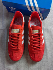 !! SALE !! Women's Adidas Handball Spezial UK 6 Red Trainers BRAND NEW 