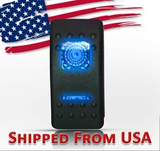 Rocker Switch 2-LED Blue