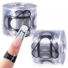 Black French Nail Forms 500pck Nail Form Extensions Next Day Postage!